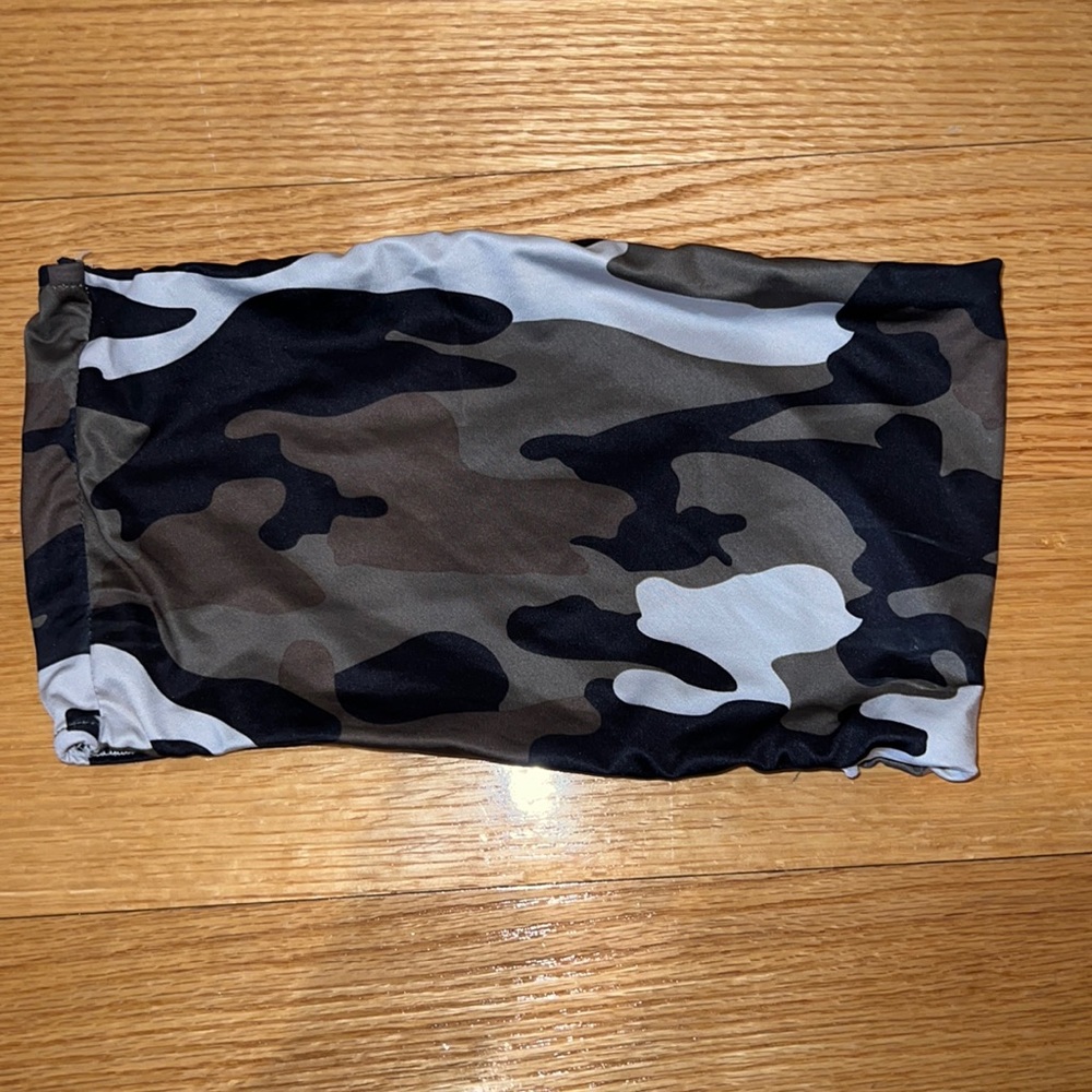 Shein Camo Bandeau, Size S